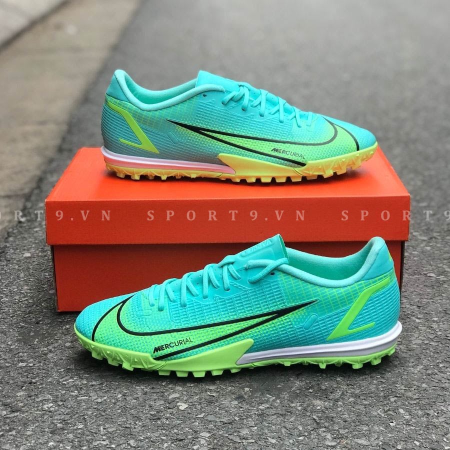 Giày đá bóng Nike Mercurial Vapor 14 Academy TF Impulse Pack - Dynamic Turquoise/ Lime Glow CV0978-403